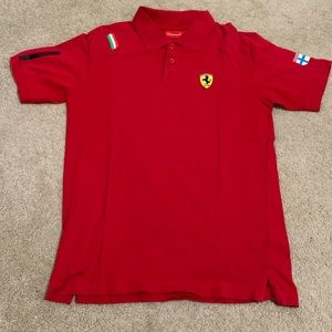 Kimi Raikkonen Ferrari Polo Shirt; small